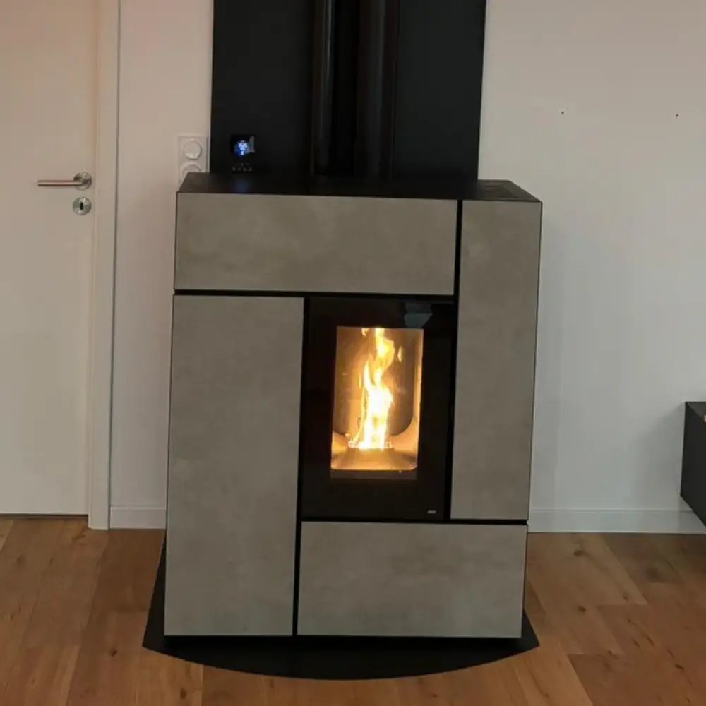 Poêle à granulés canalisable installé par E-FIRE