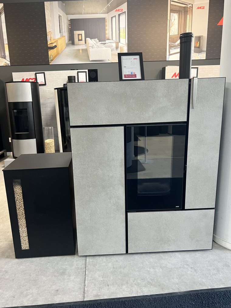 Appareil exposé dans le showroom E-FIRE de Seichamps
