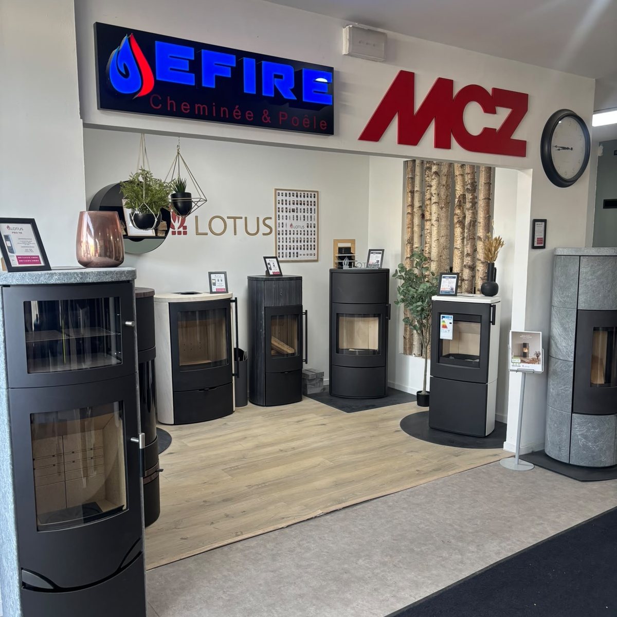 Le showroom E-FIRE à Seichamps